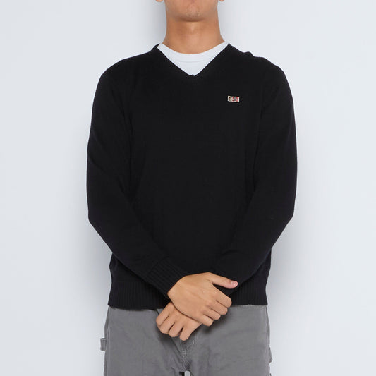 Napapijri V-Neck Sweater - L