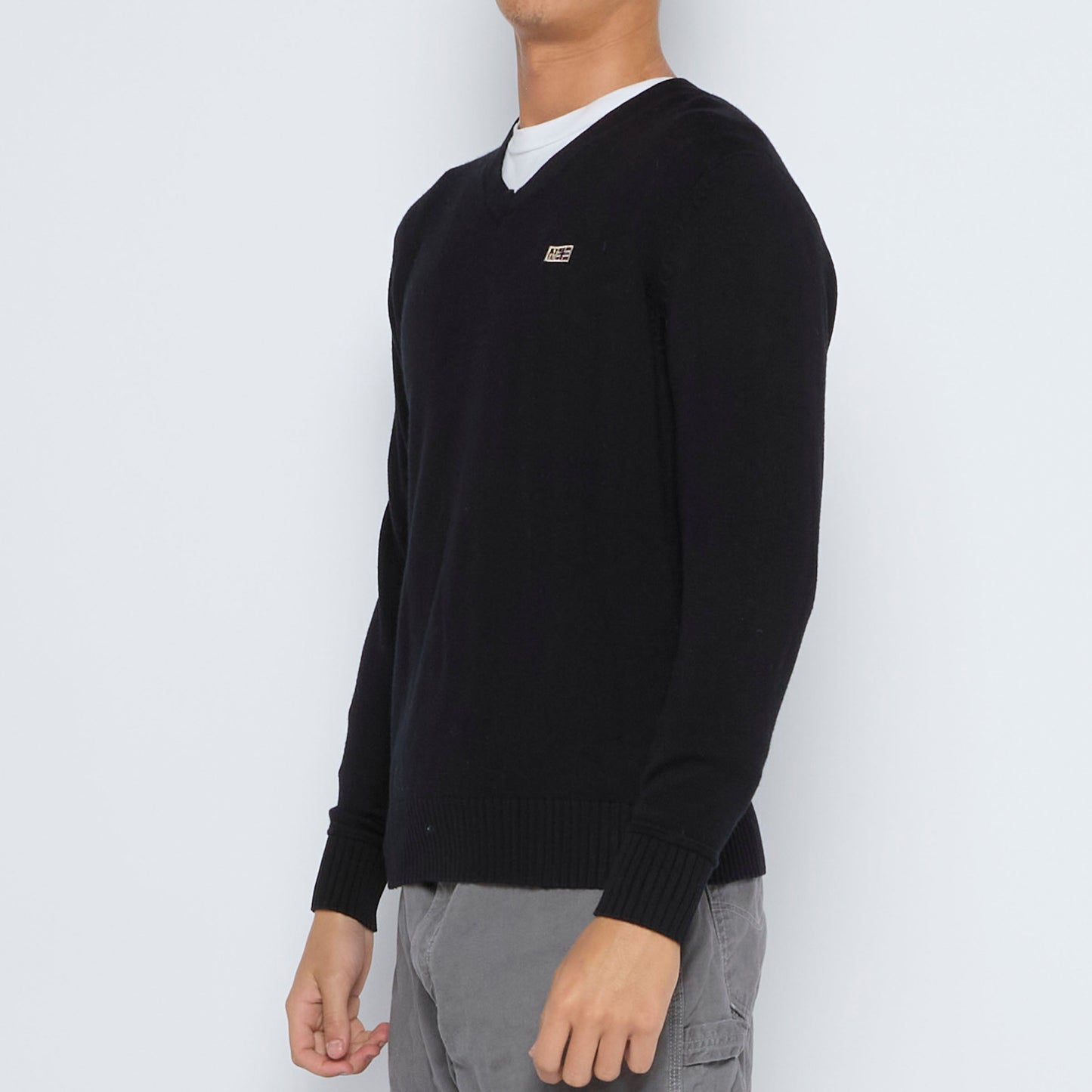 Napapijri V-Neck Sweater - L