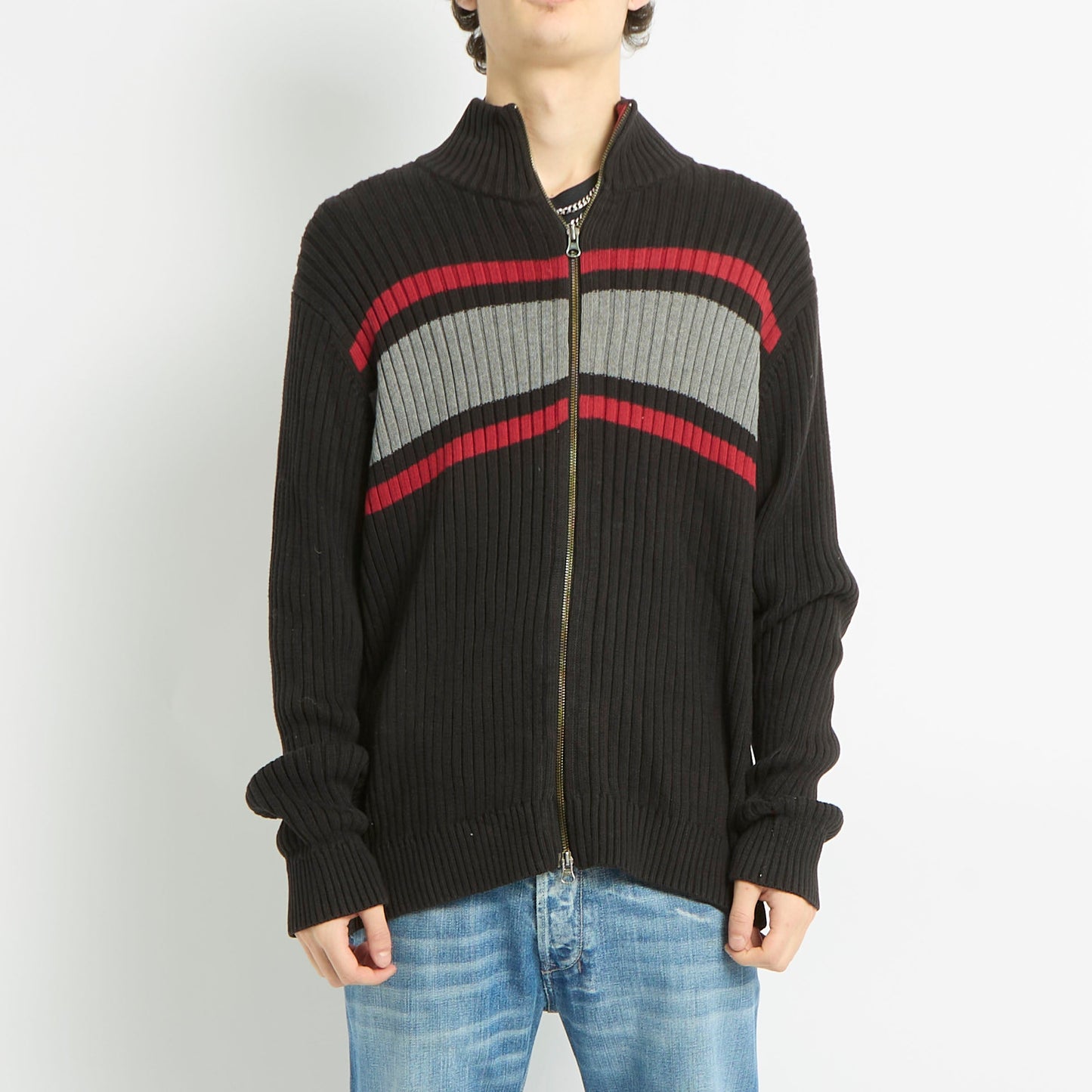 Tommy Hilfiger Ribbed Knitted Sweater - L