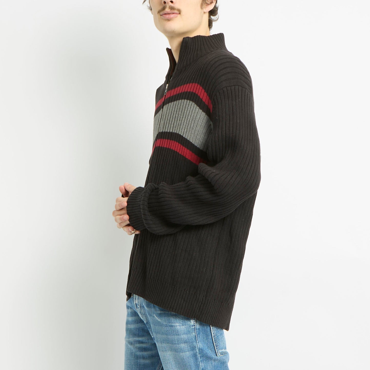 Tommy Hilfiger Ribbed Knitted Sweater - L