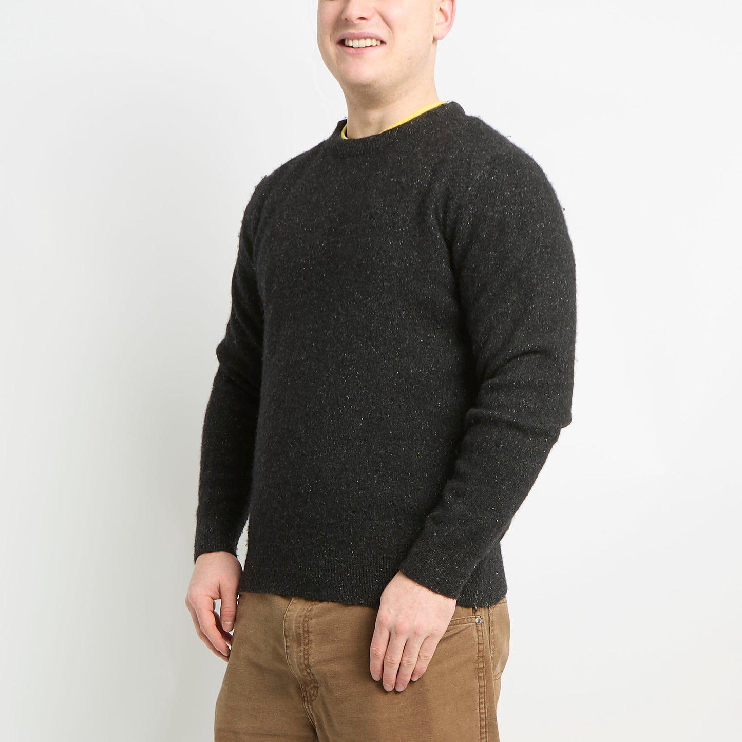 Barbour Wool Speckled Crew Neck - L