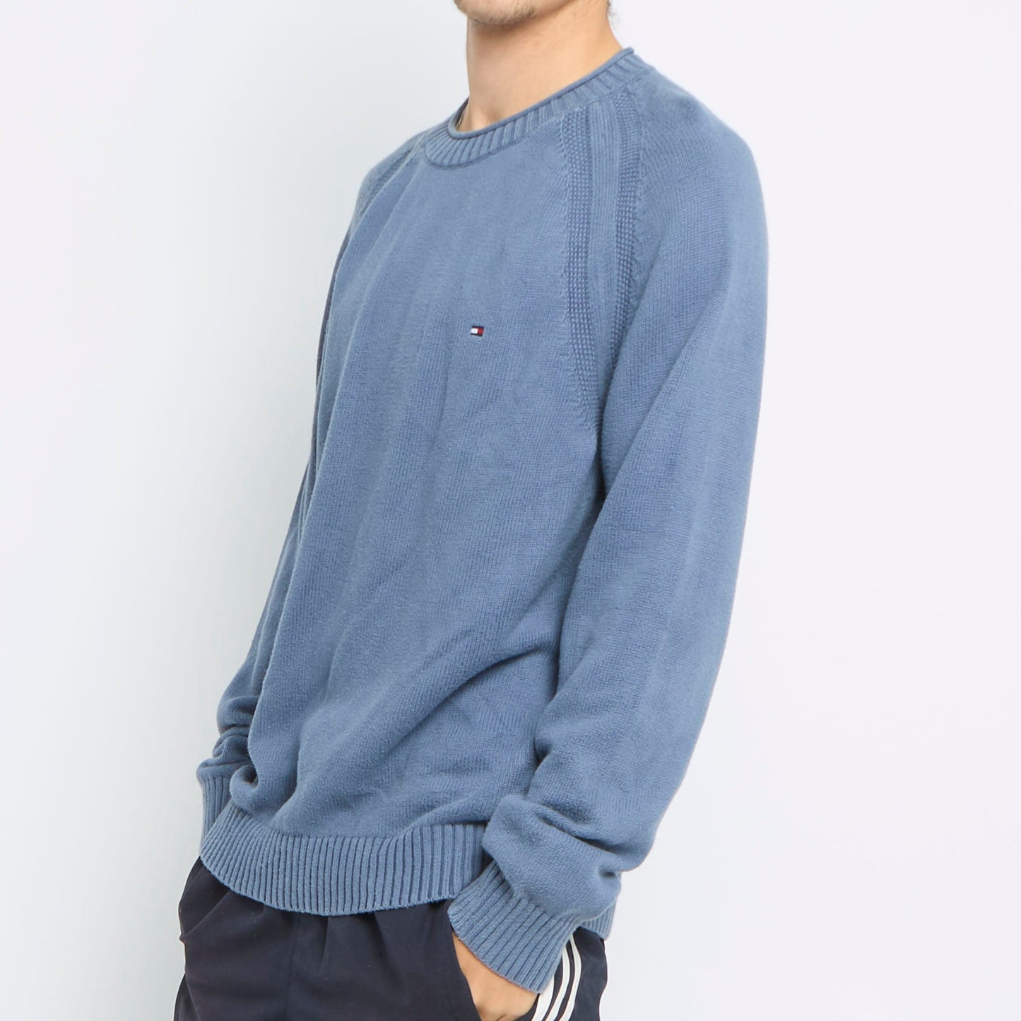 Tommy Hilfiger Logo Crewneck Sweater - L