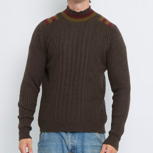 Dolce & Gabbana Ribbed Turtleneck Sweater - L