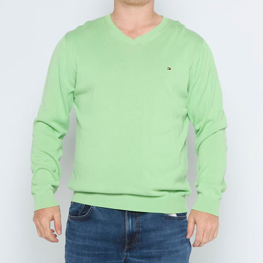 Tommy Hilfiger V-Neck Sweater - L