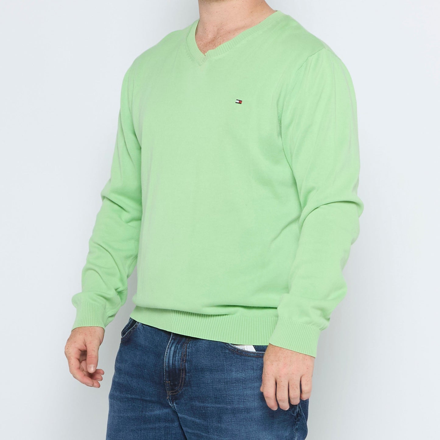 Tommy Hilfiger V-Neck Sweater - L