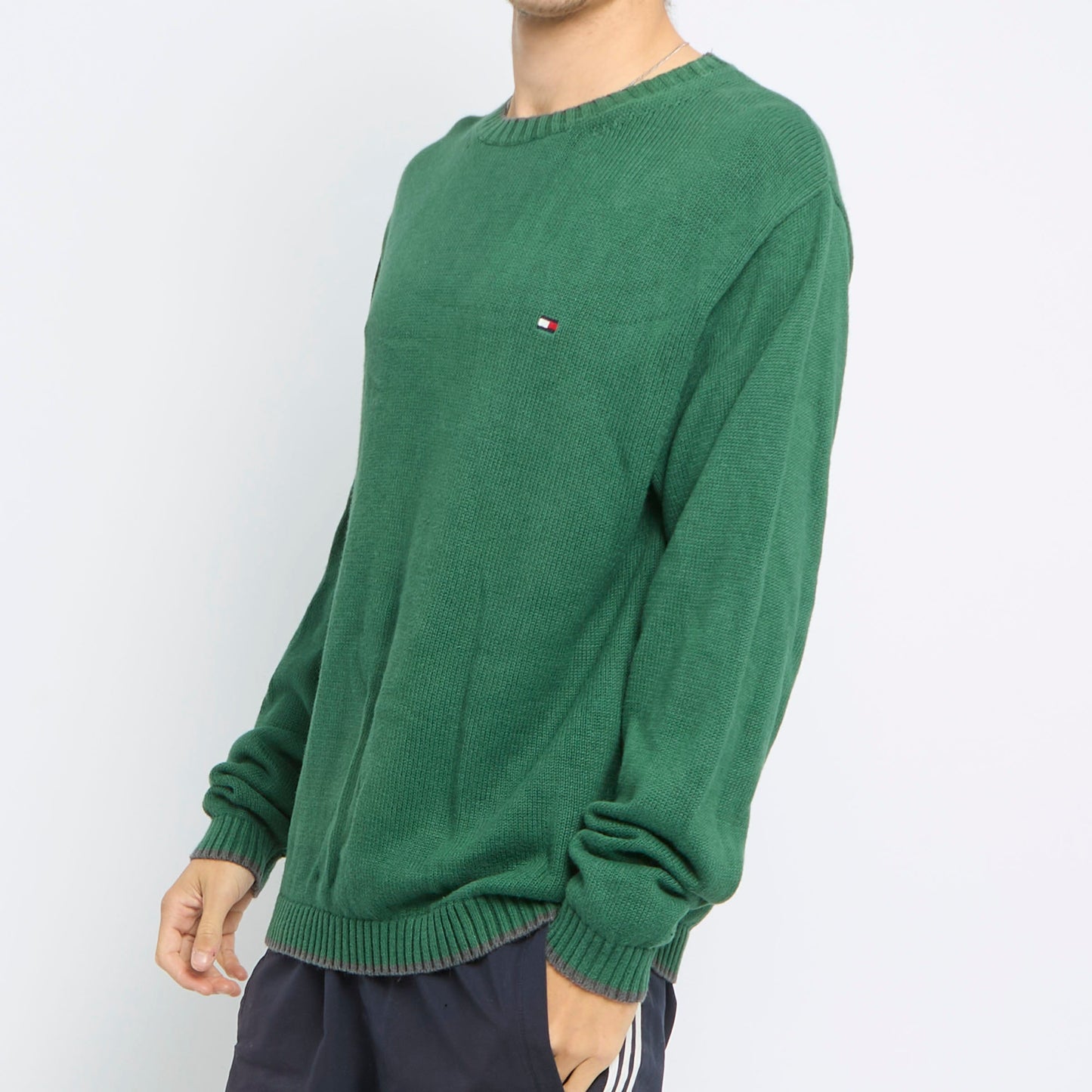 Tommy Hilfiger Logo Crewneck Sweater - L