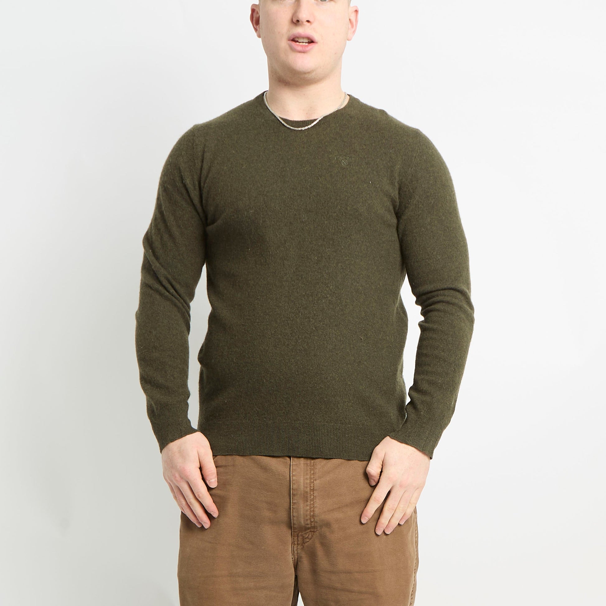 Barbour Wool Crew Neck - L