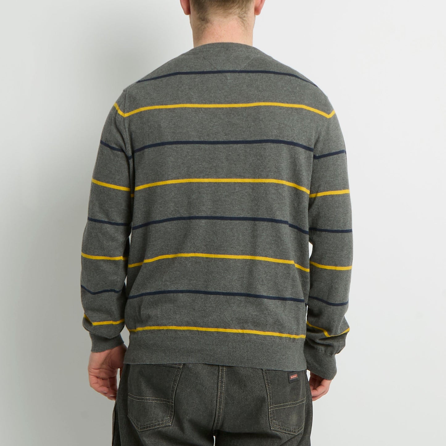 Tommy Hilfiger Striped  Crewneck Sweater - L