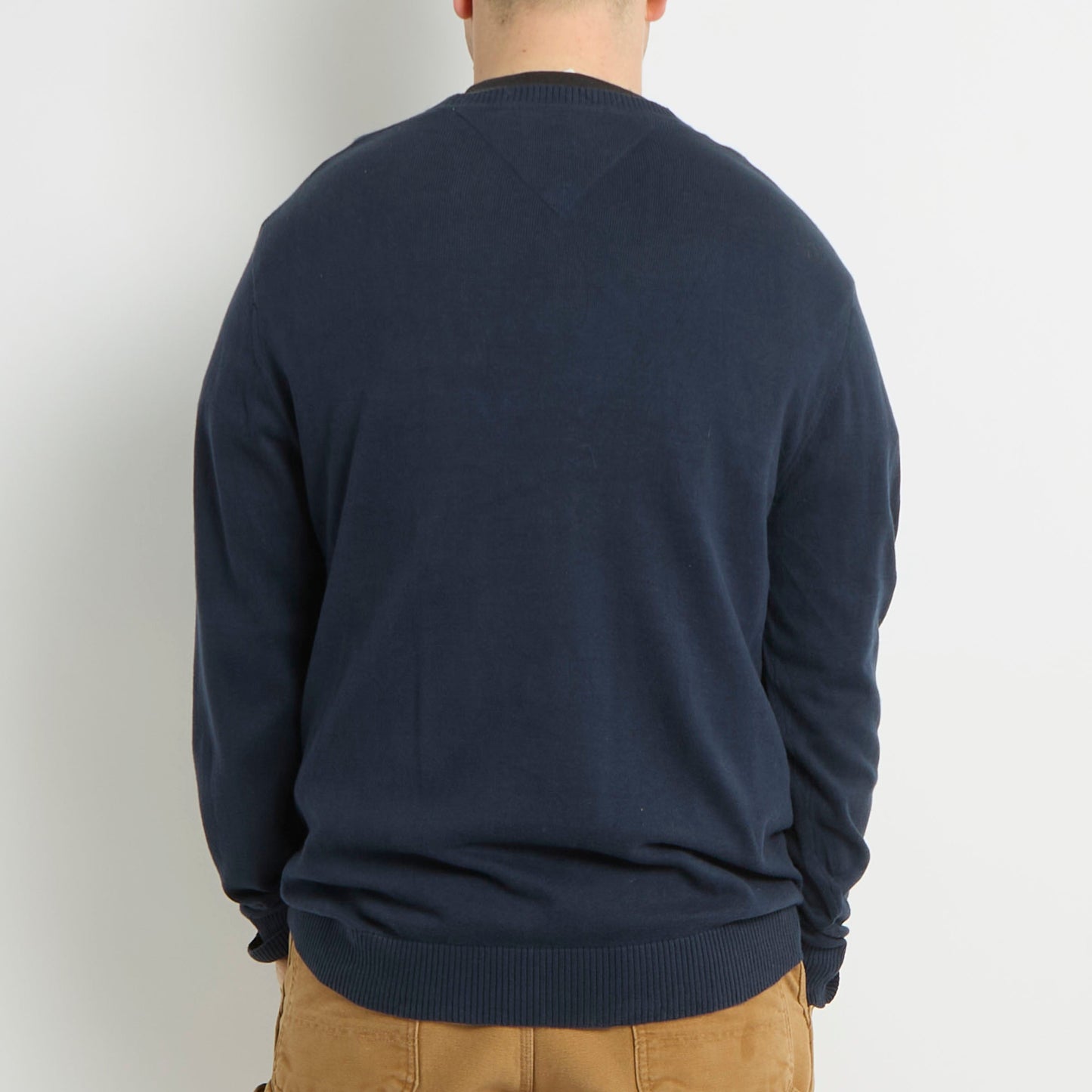 Tommy Hilfiger V-Neck Knitted Sweater - L