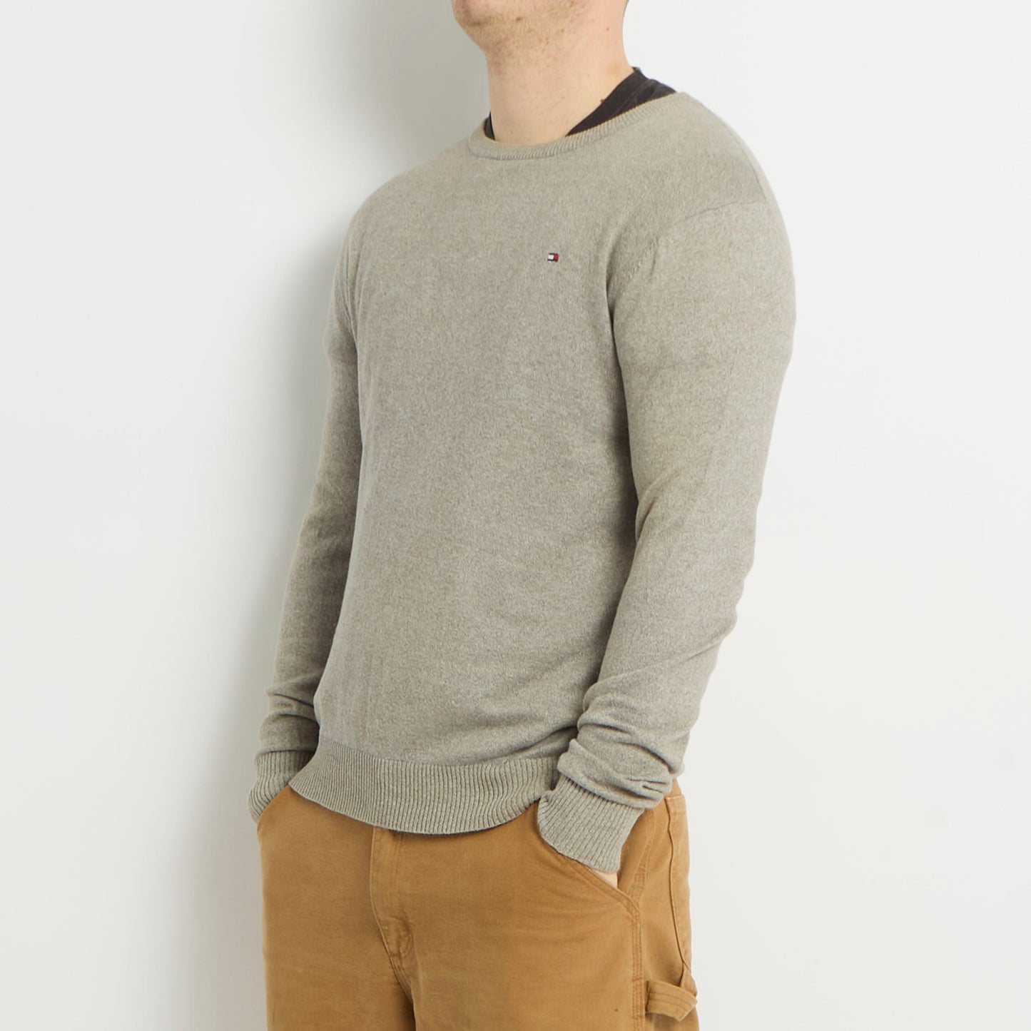 Tommy Hilfiger Crew Neck Knitted Sweater - L