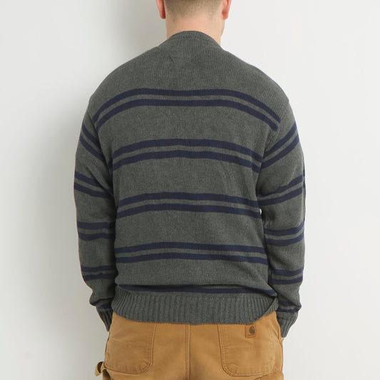 Tommy Hilfiger Crewneck Striped Knitted Sweater - L