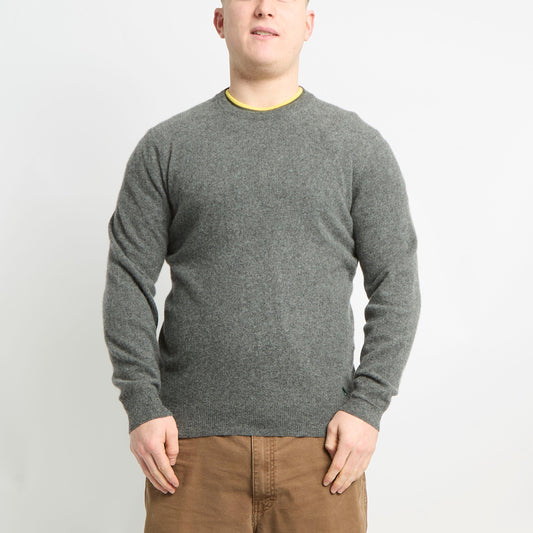 Barbour Lambswool Crew Neck - L