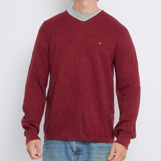 Tommy Hilfiger V-Neck Sweater - L