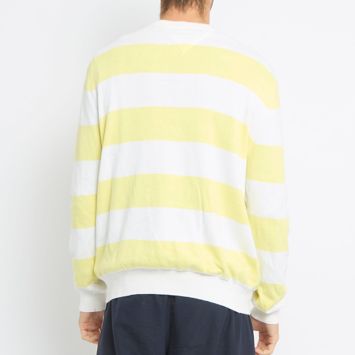 Tommy Hilfiger Striped Crewneck Sweater - L