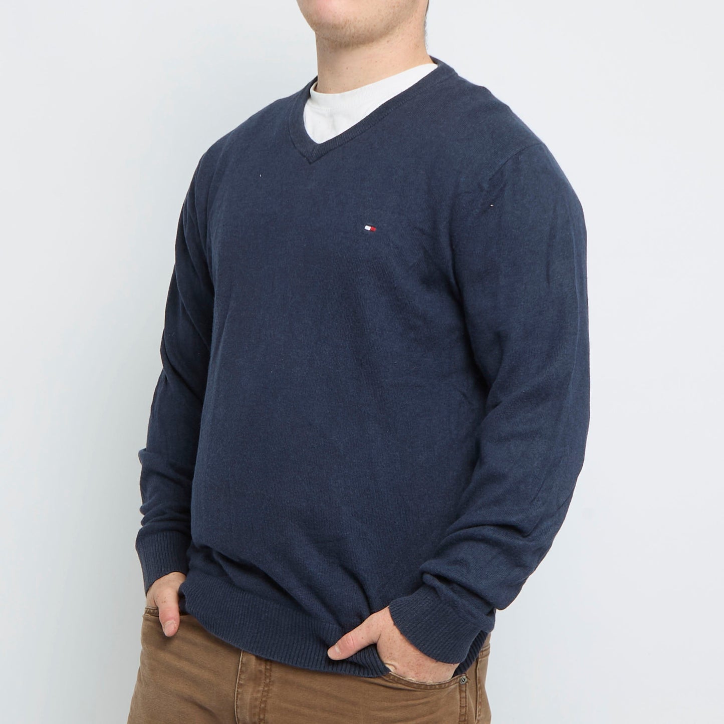 Tommy Hilfiger V-Neck Sweater - L