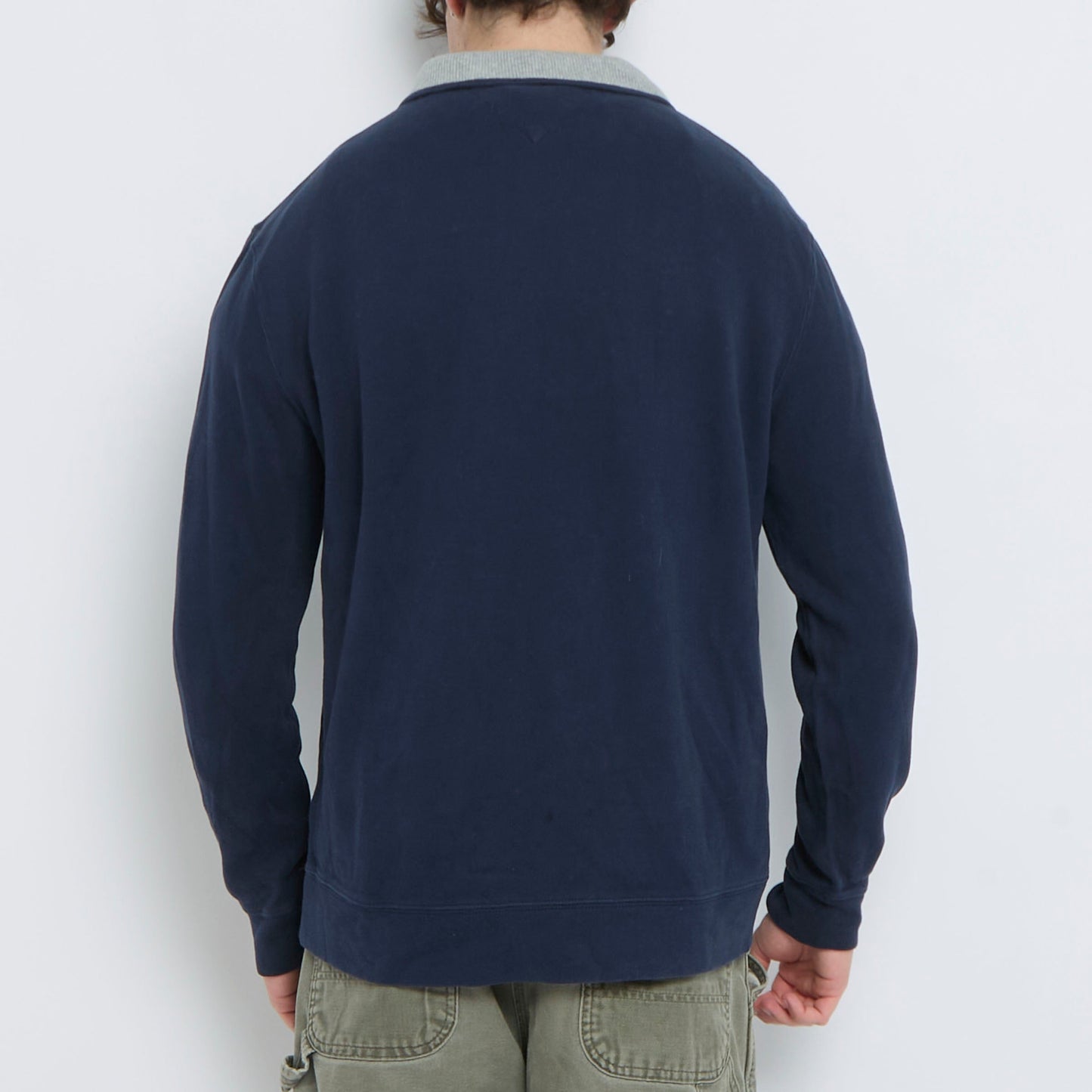 Tommy Hilfiger 1/4 Zip Knitted Sweater - L