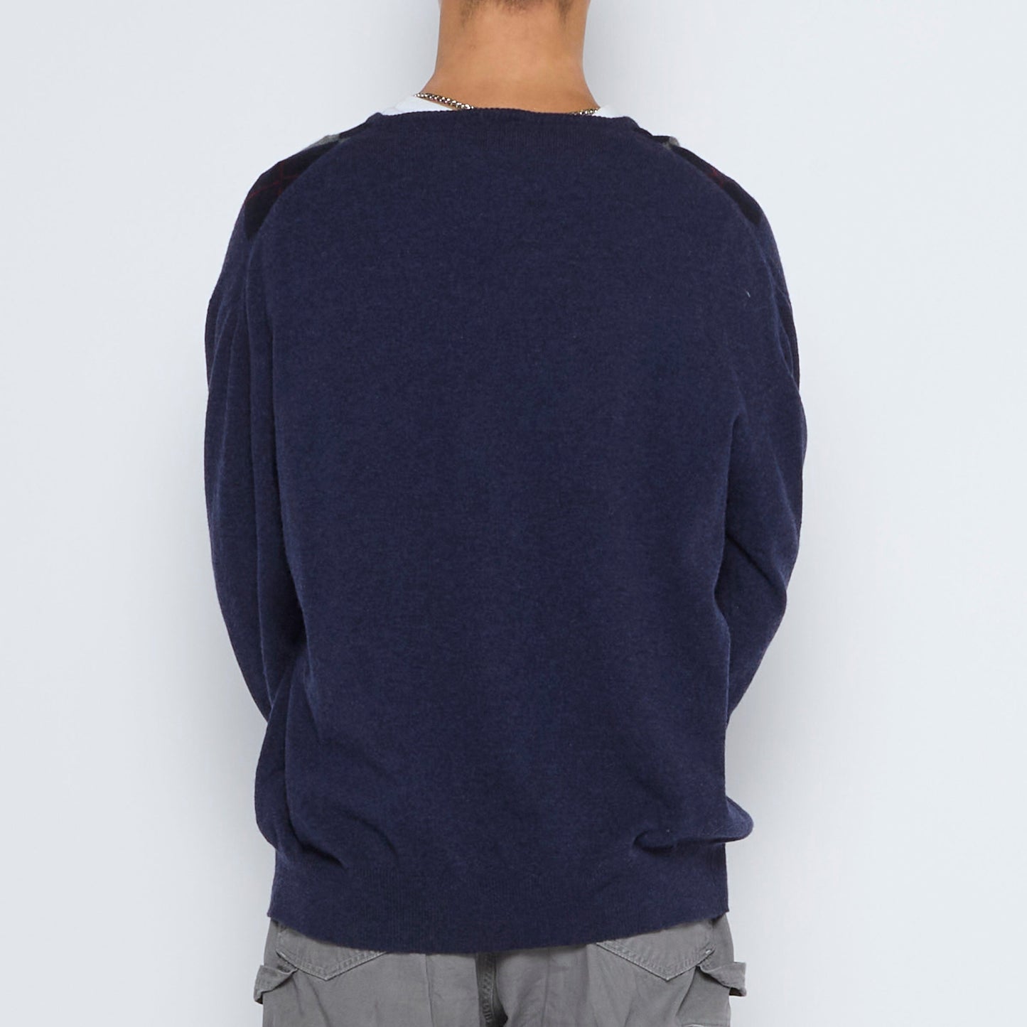 Trussardi Diamond V-Neck Sweater - L