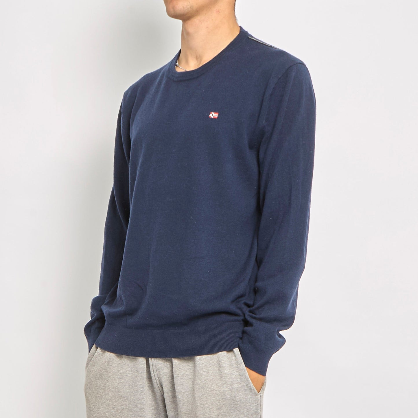 Napapijri Fine Knitted Sweatshirt- L