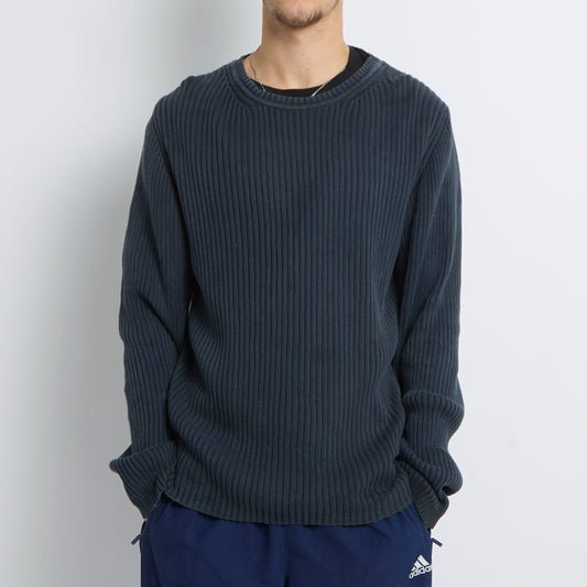 Tommy Hilfiger Ribbed Crewneck Sweater - L