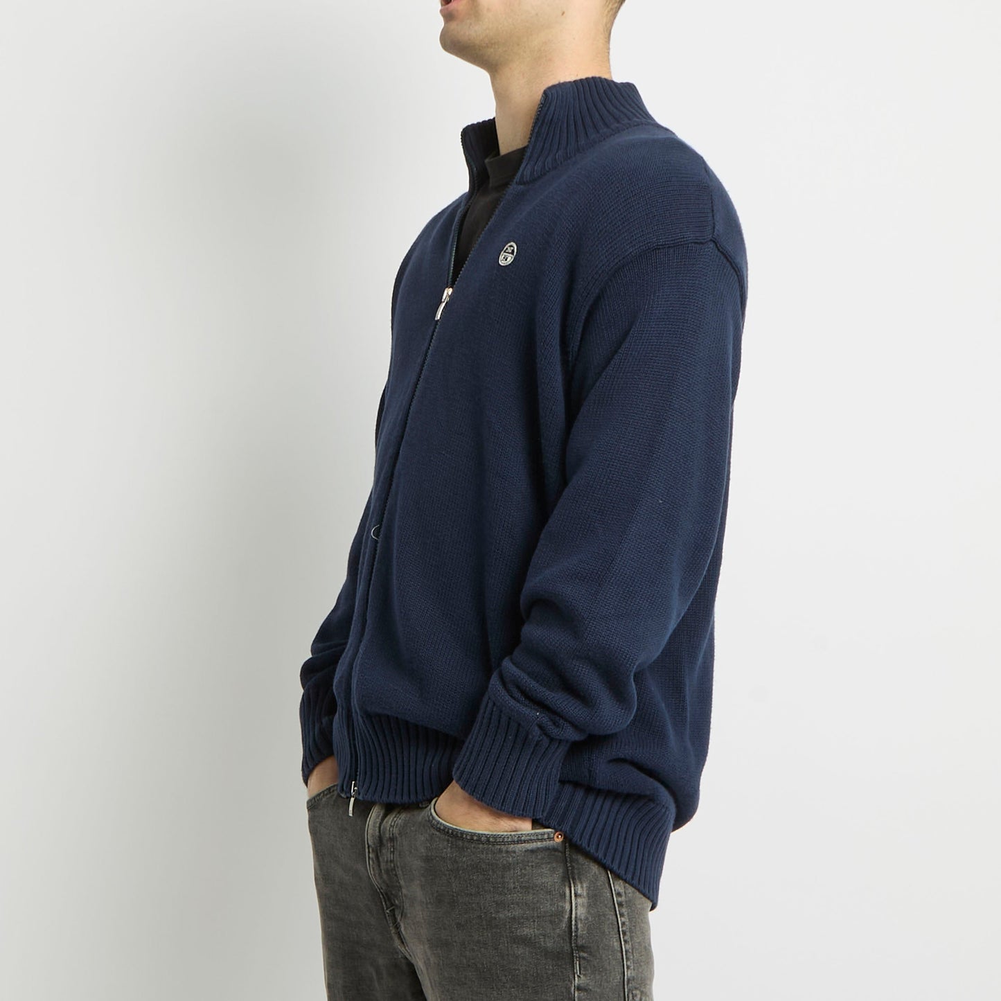 North Sails Full Zip Knitted Sweater - L