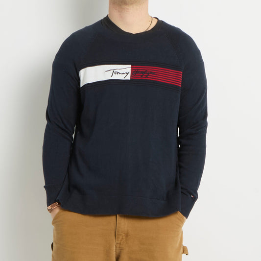 Tommy Hilfiger Crewneck Knitted Sweater - L