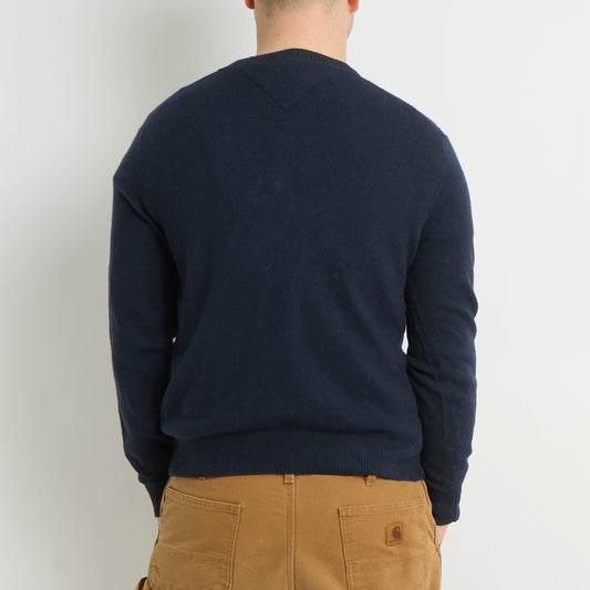 Tommy Hilfiger V-Neck Knitted Sweater - L