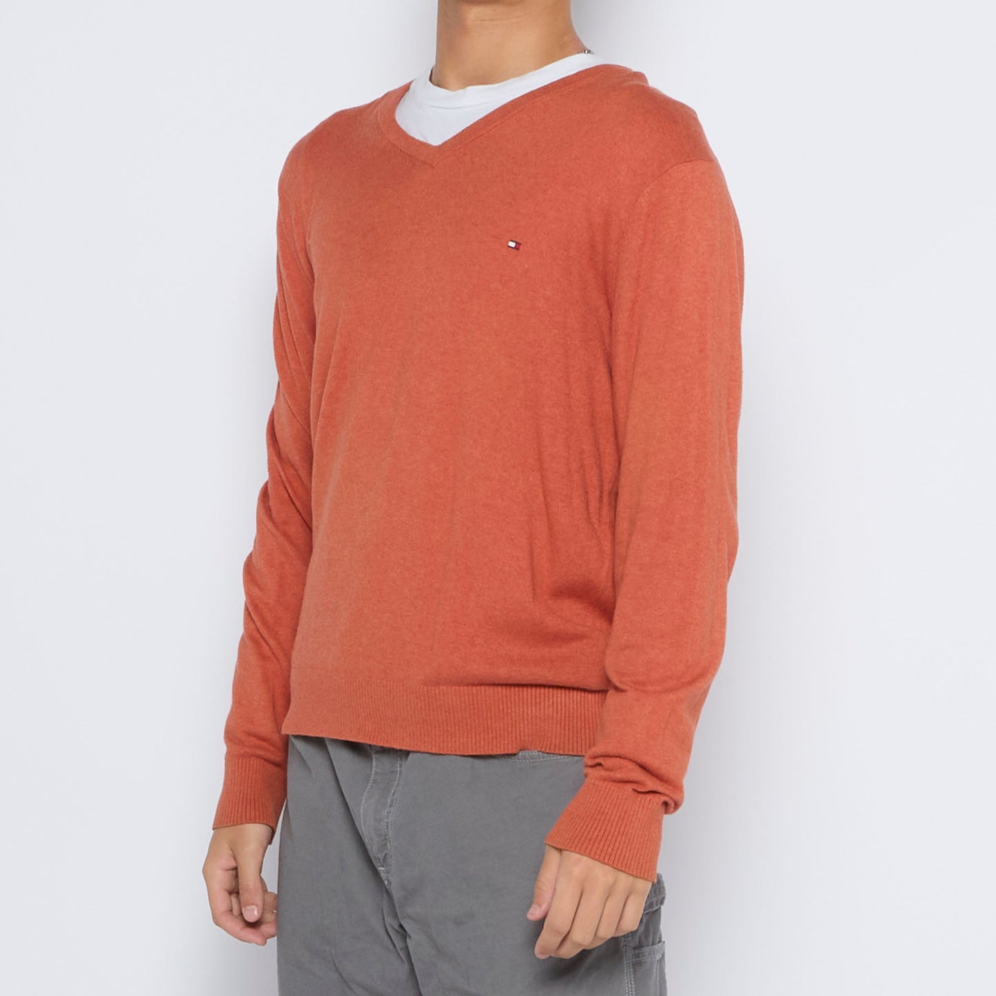 Tommy Hilfiger V-Neck Sweater - L