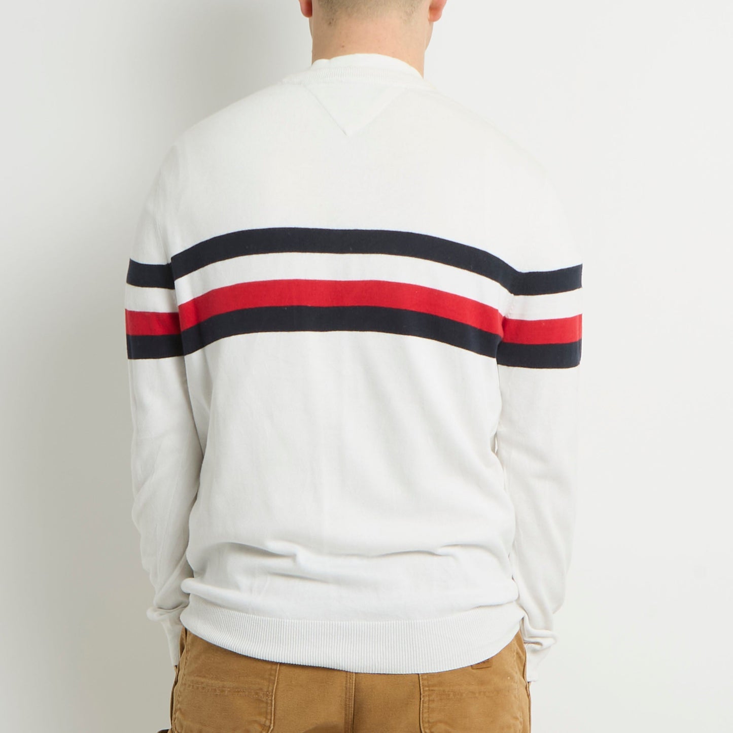 Tommy Hilfiger Spellout Crewneck Sweater - L