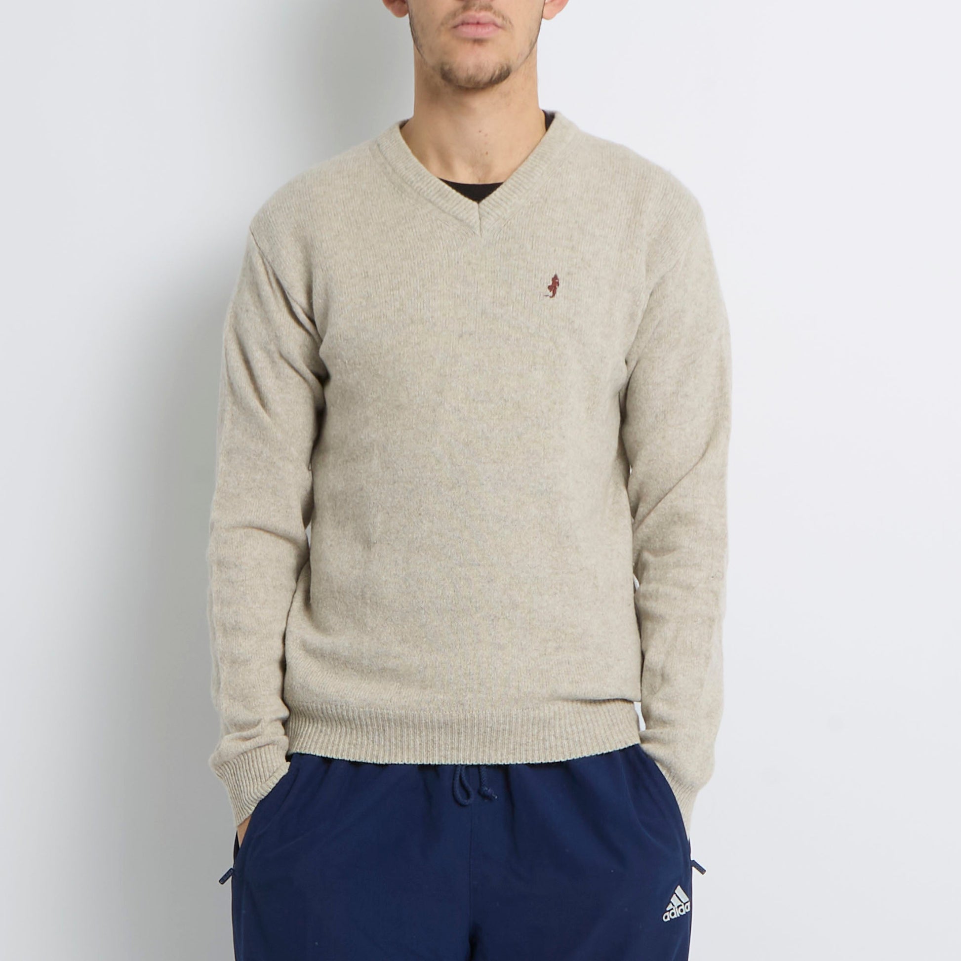 Marlboro Classics V-Neck Sweater - M