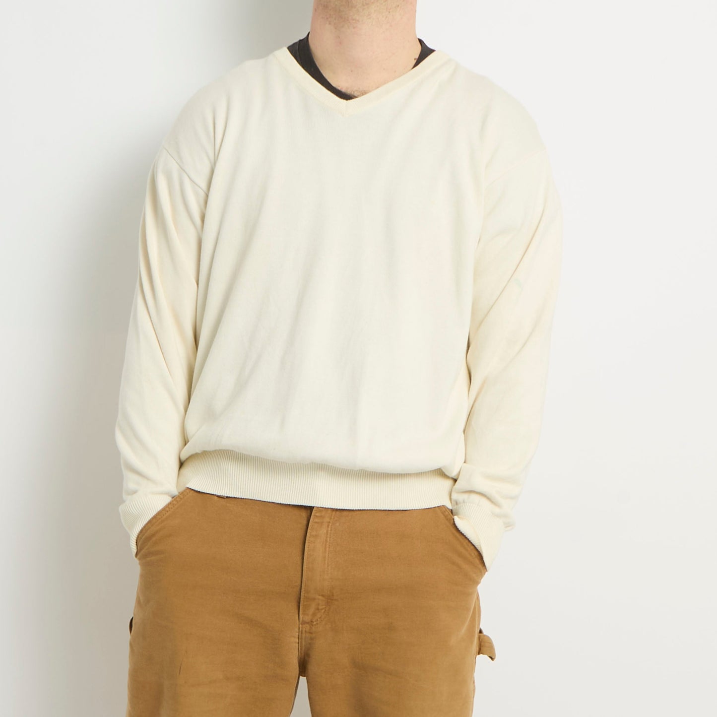 Tommy Hilfiger V-Neck Knitted Sweater - M