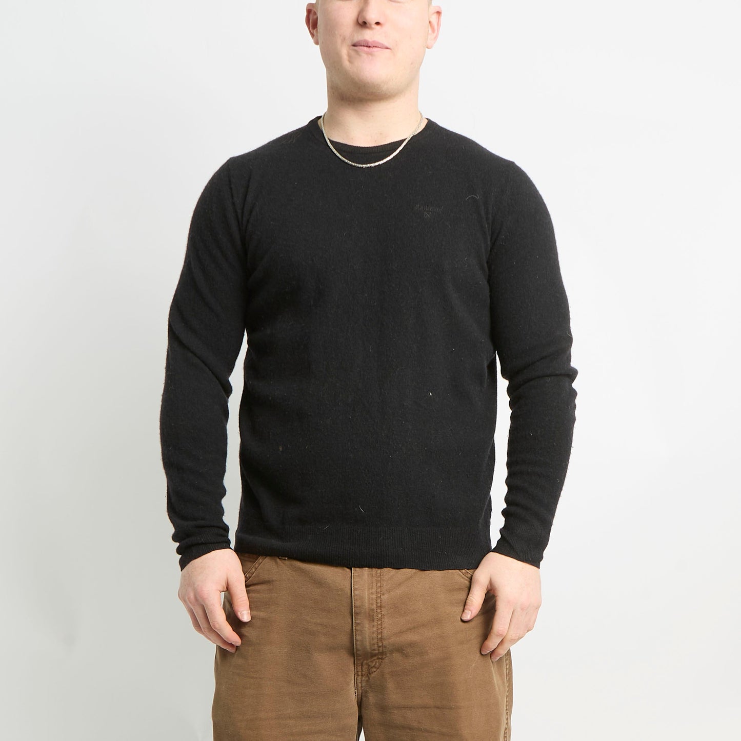 Barbour Lambswool Crew Neck - M