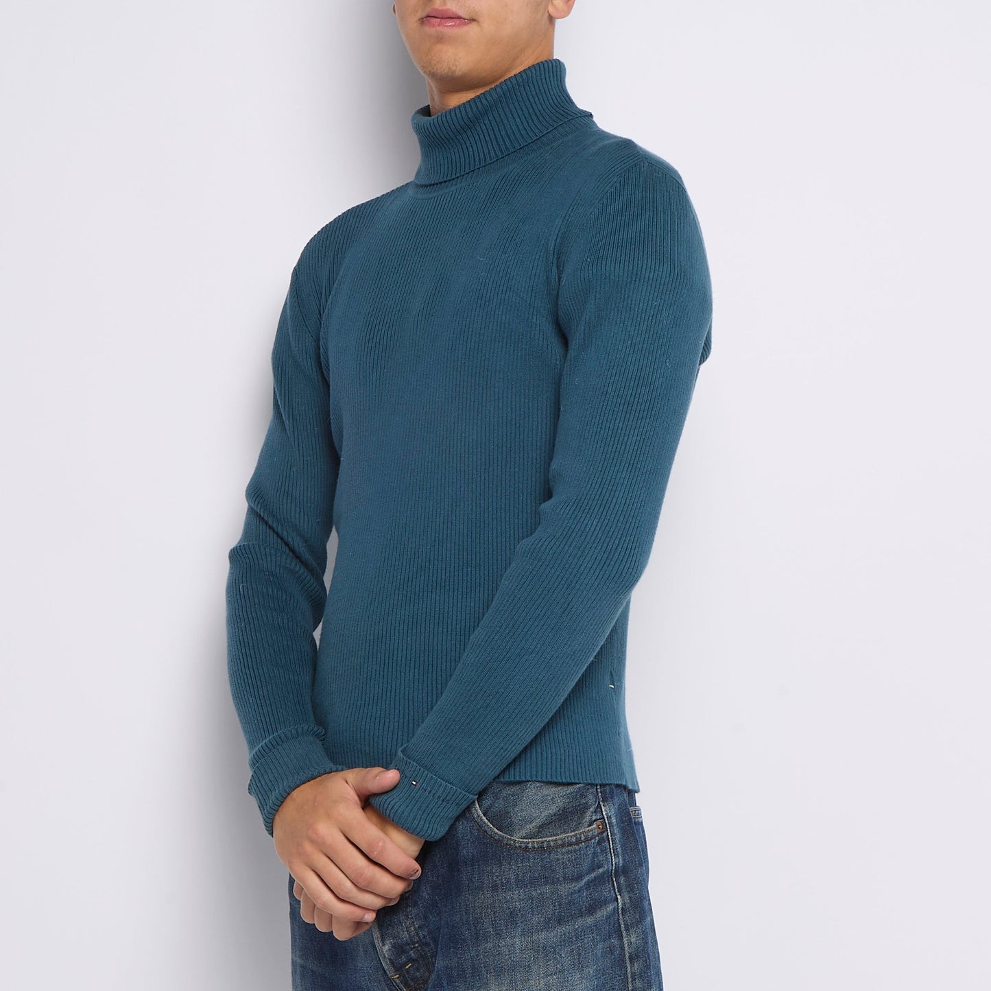 Tommy Hilfiger Turtleneck Ribbed Sweater - M