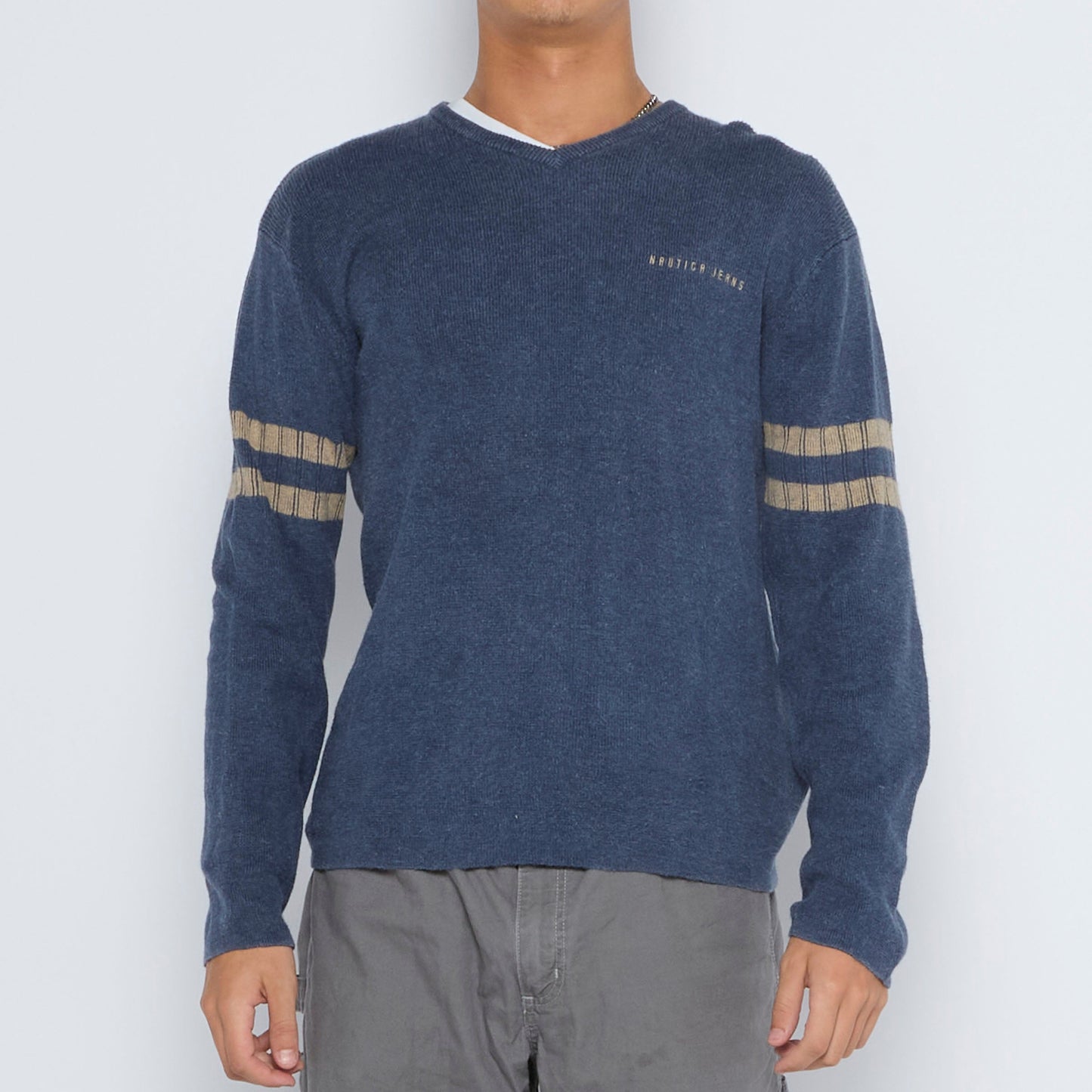 Nautica V-Neck Sweater - M