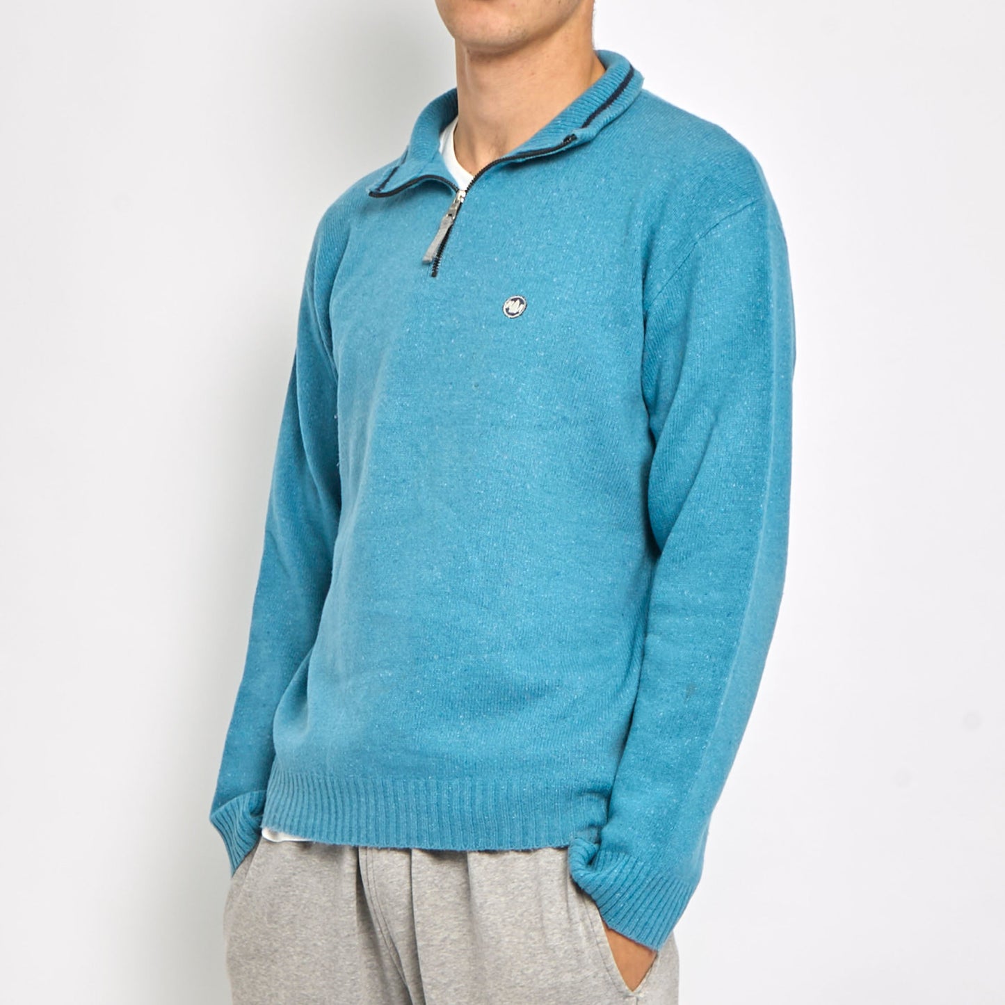 Murphy & Nye 1/4 Zip Knitted Sweater - M