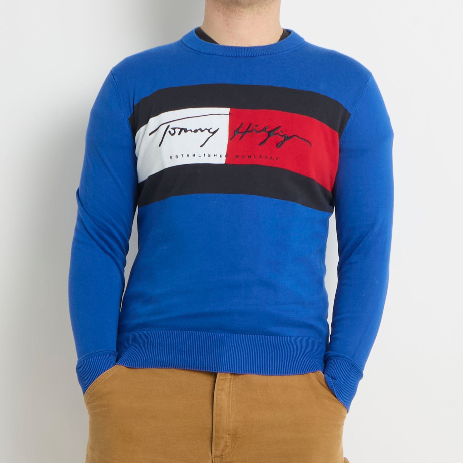 Tommy Hilfiger Crewneck Knitted Sweater - M