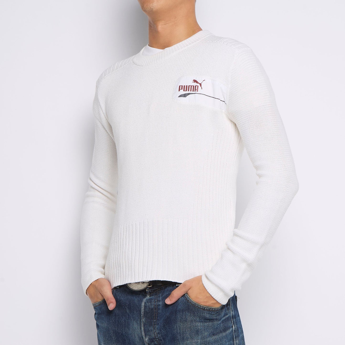 Puma Heavy Knit Sweater - M