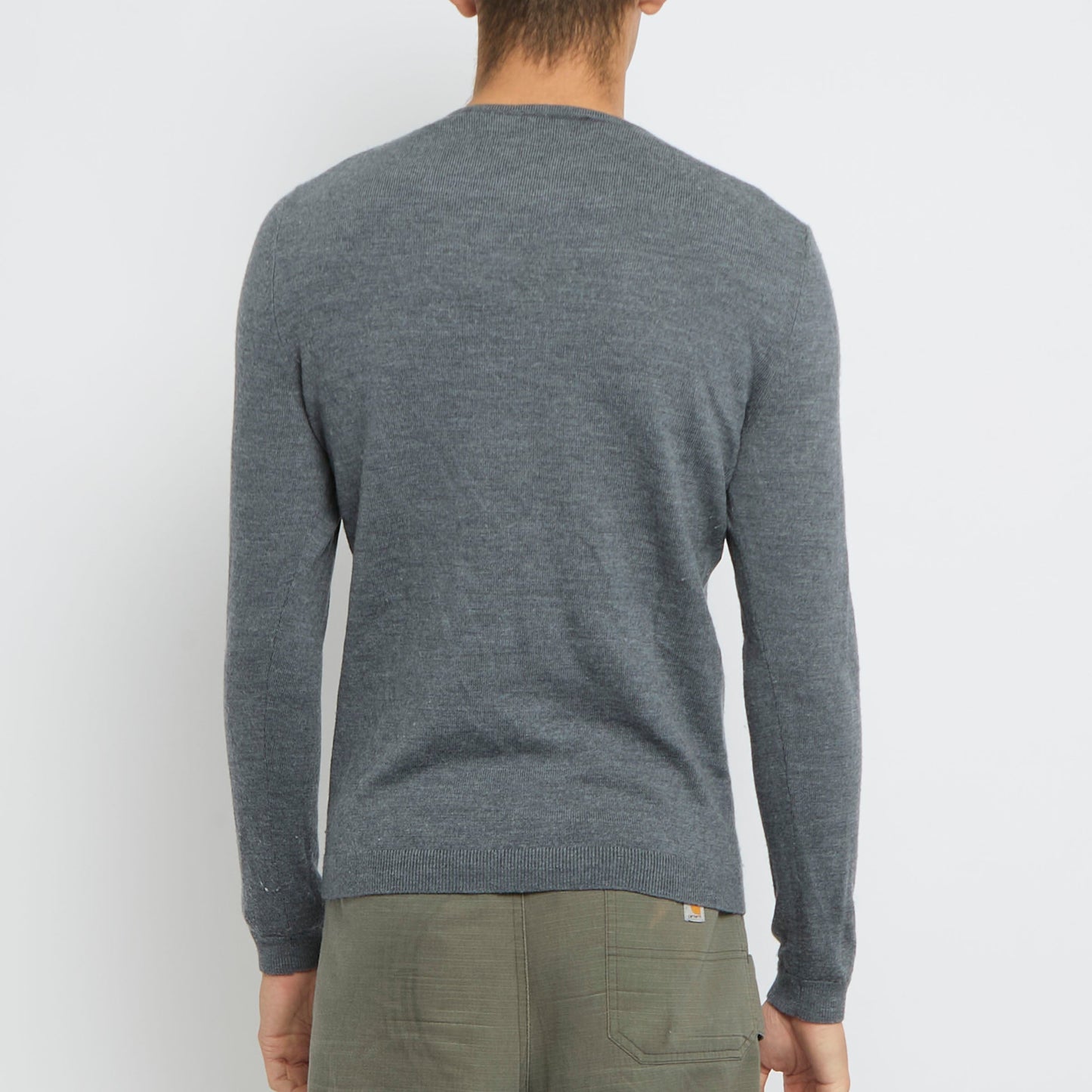 Calvin Klein Round Neck Fine Knit Sweater - M