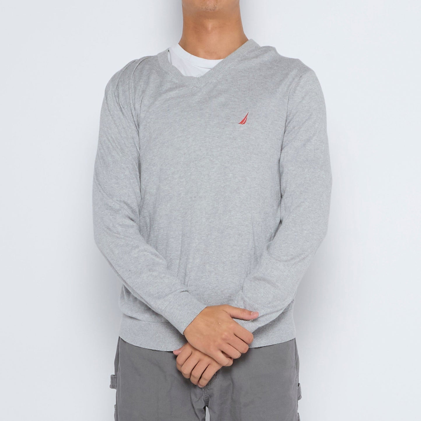 Nautica V-Neck Sweater - M