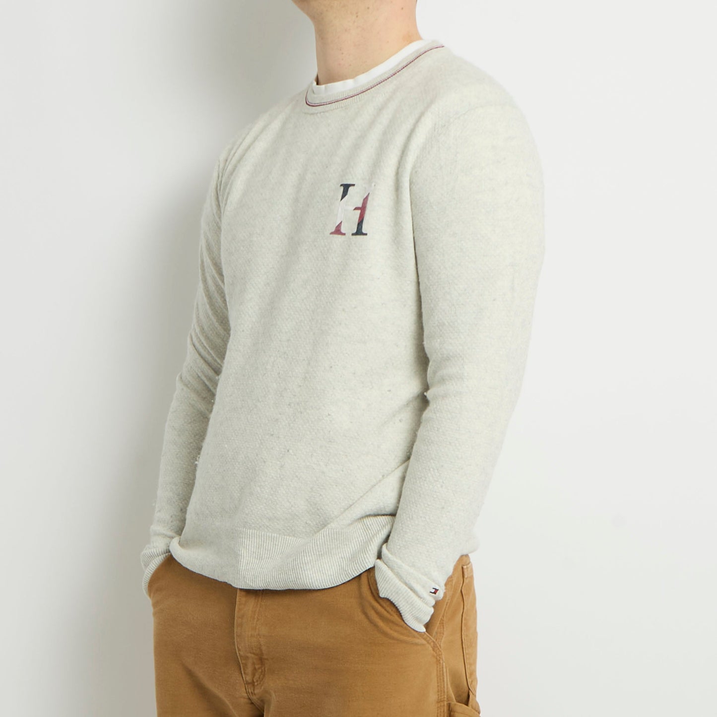 Tommy Hilfiger Knitted Crew Neck Sweater - M