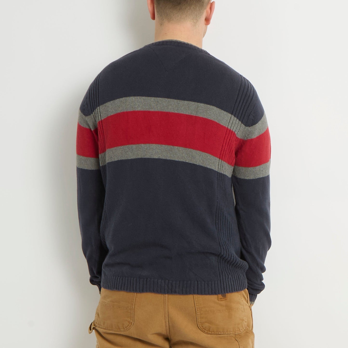 Tommy Hilfiger V-Neck Knitted Sweater - M