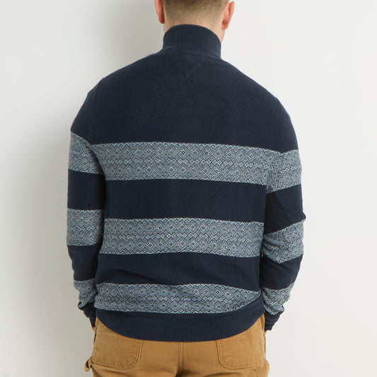 Tommy Hilfiger 1/4 Zip Knitted Sweater - M