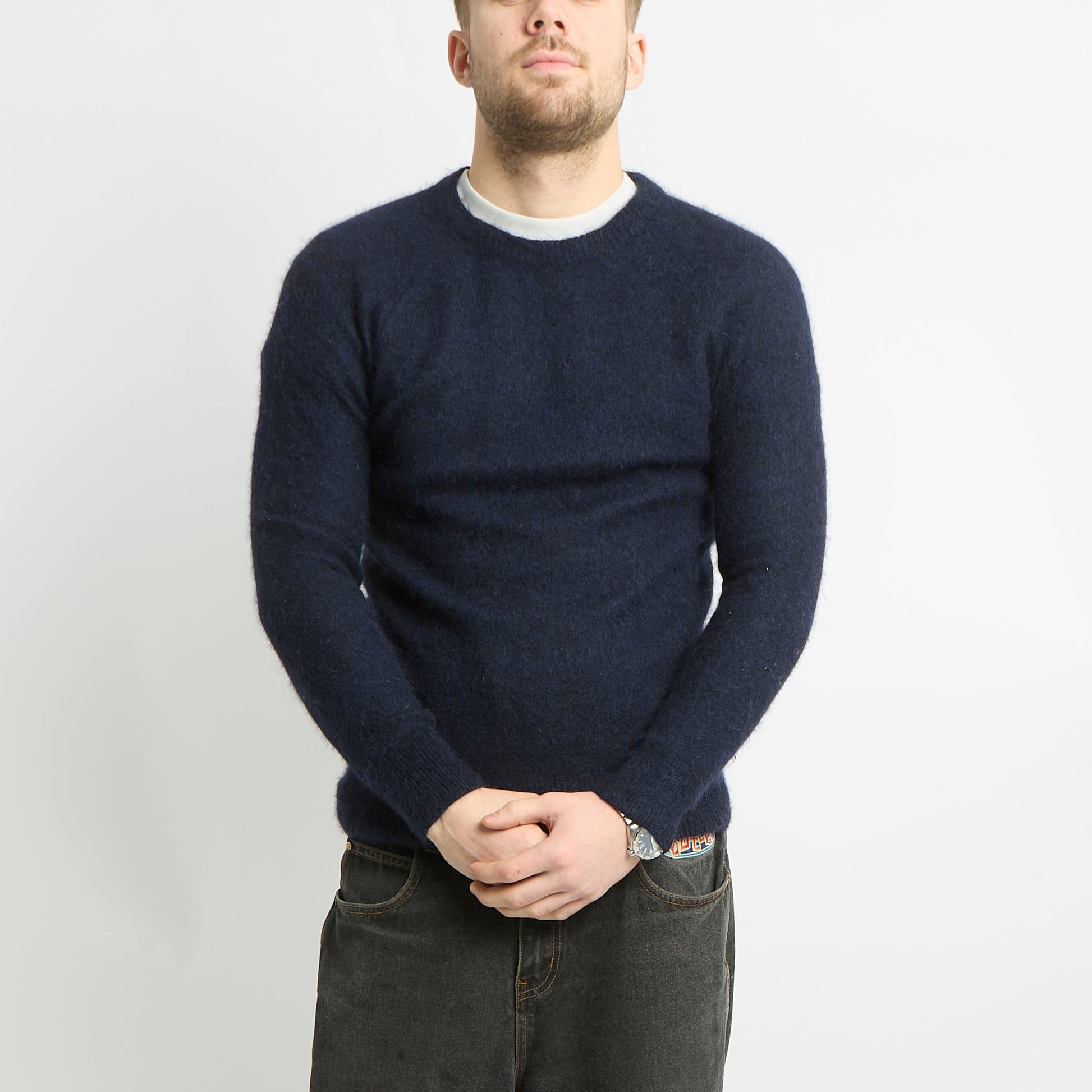 Barbour Alpaca Wool Crewneck - M