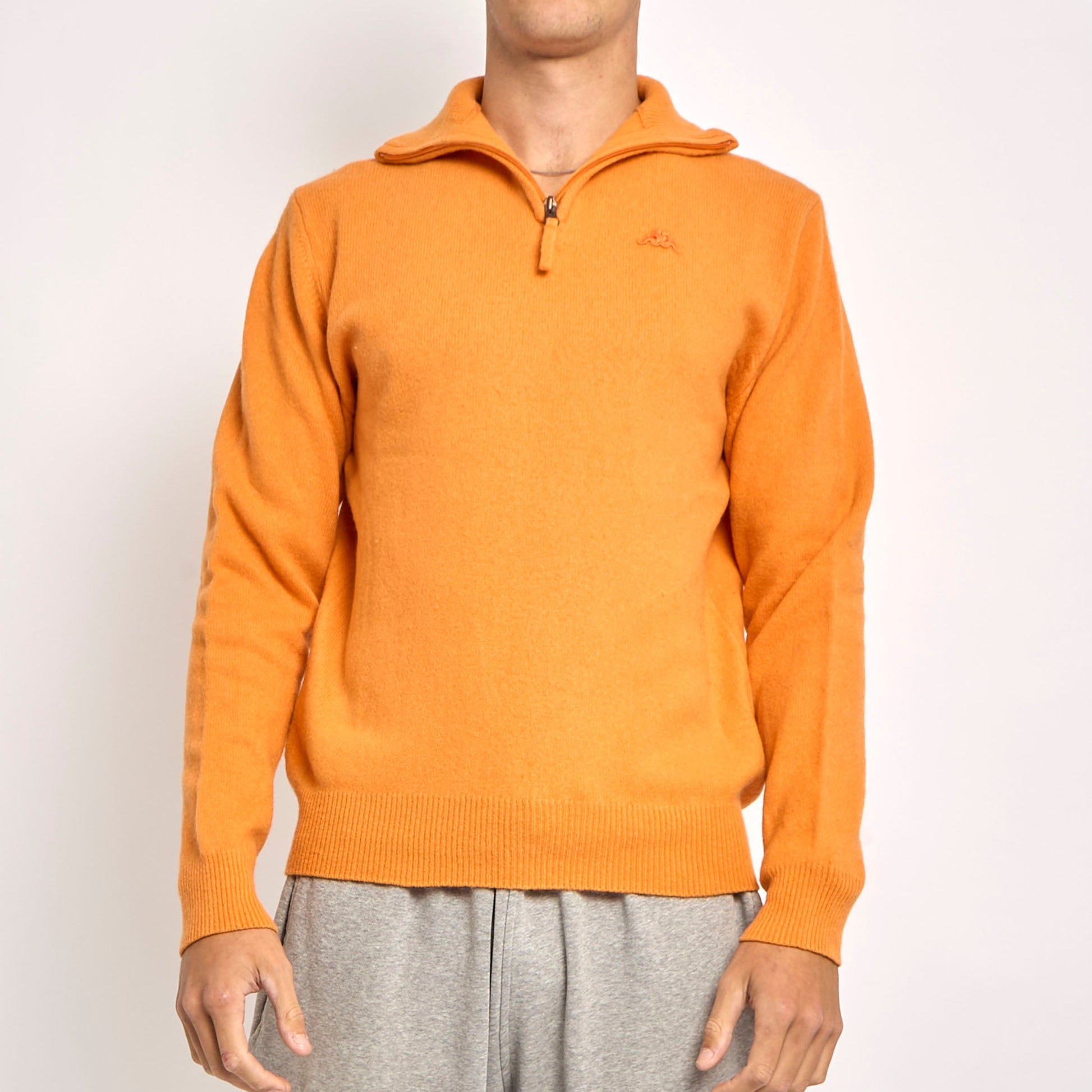 Kappa Wool Knitted Polo Neck Sweater- M