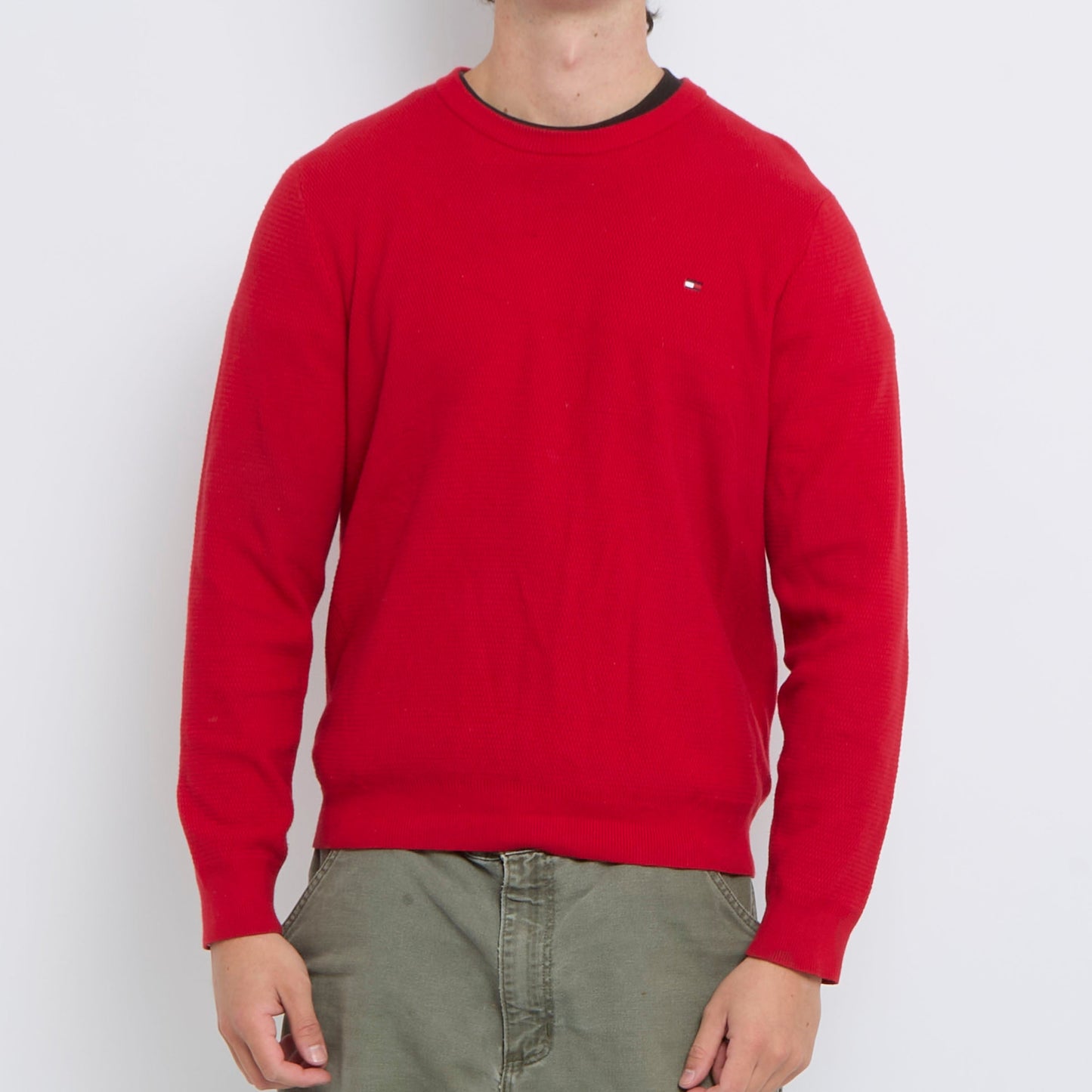 Tommy-Hilfiger Crewneck Knitted Sweater - M