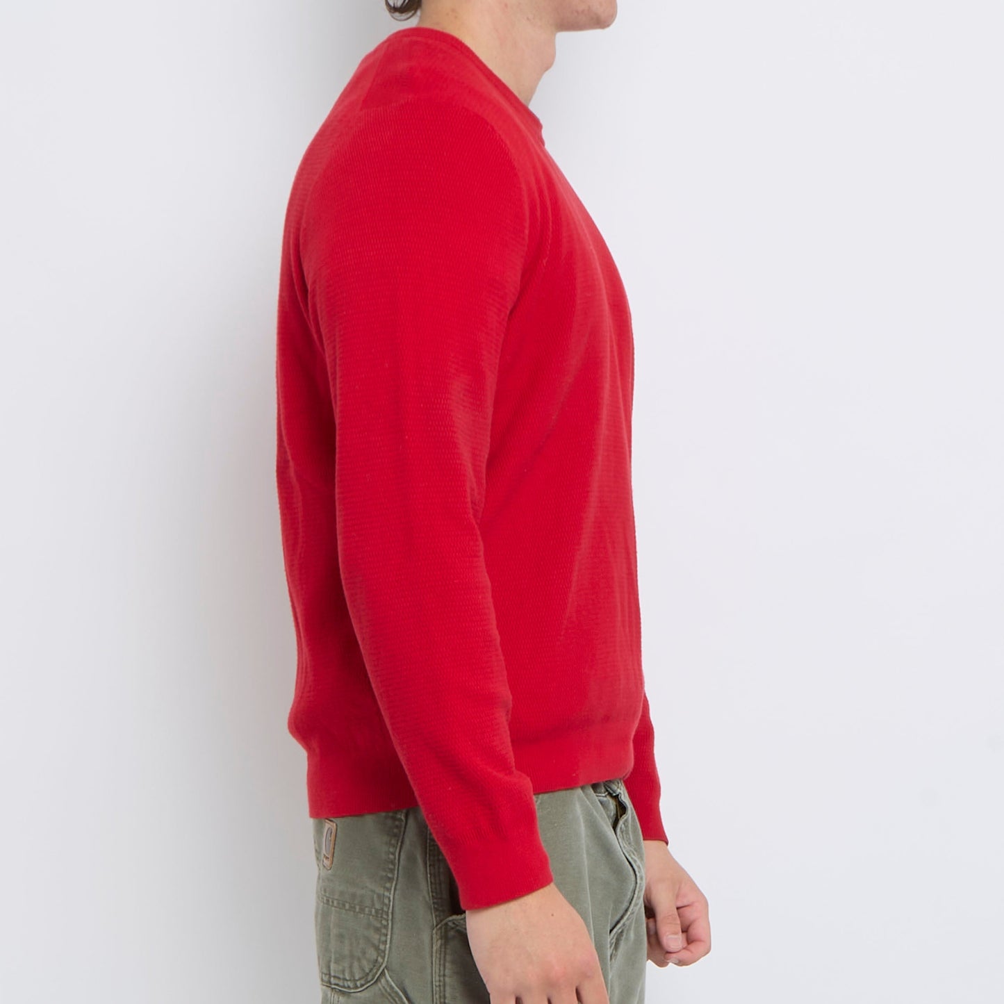 Tommy-Hilfiger Crew Neck Knitted Sweater - M