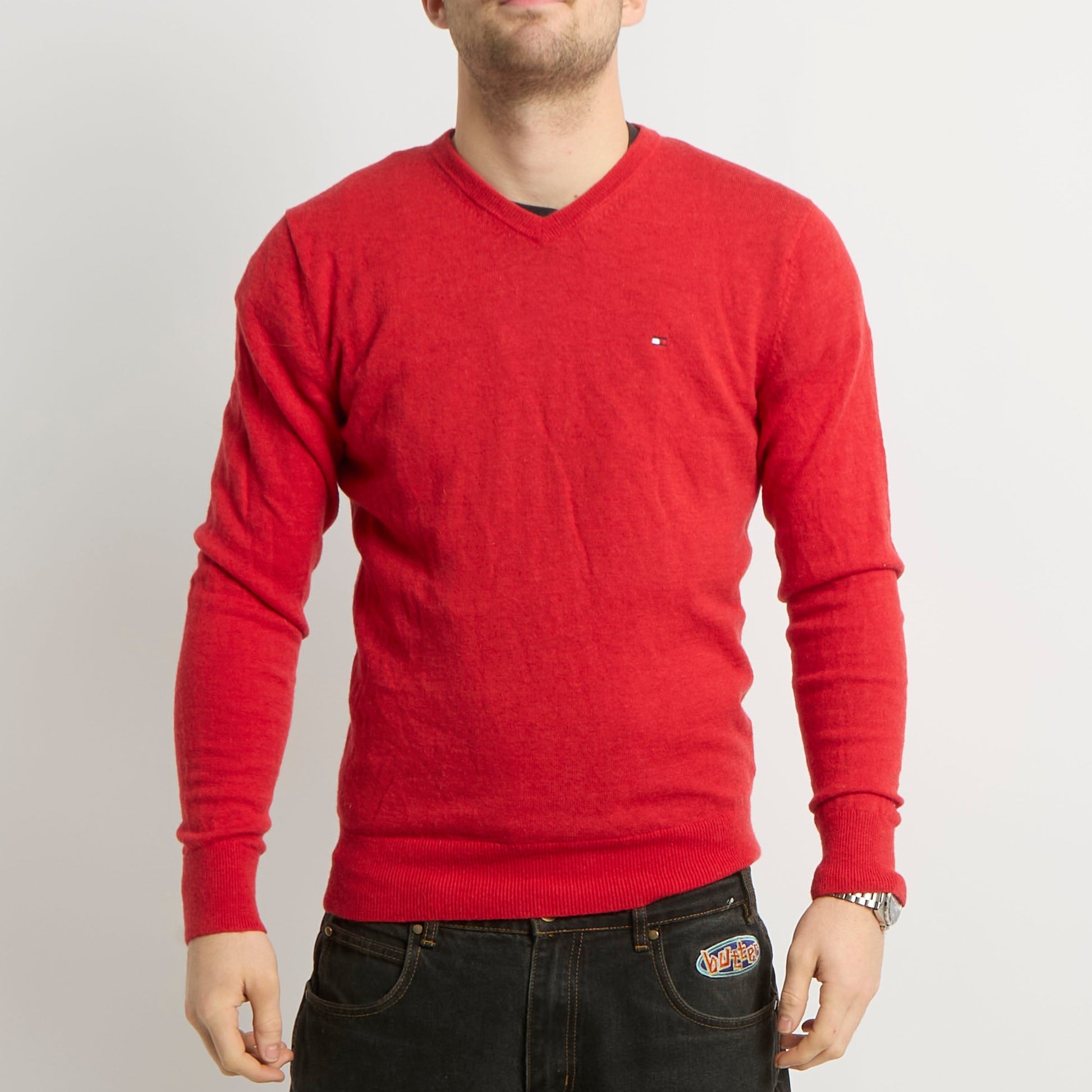 Tommy Hilfiger V-Neck Sweater - M