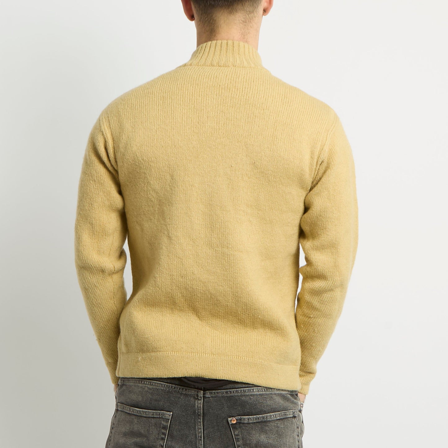 Timberland 1/4 Zip Heavy Knit Sweater - S