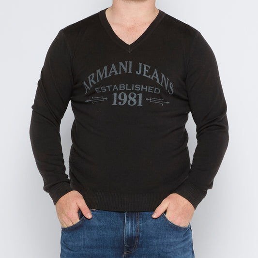 Armani V Neck Sweater - S