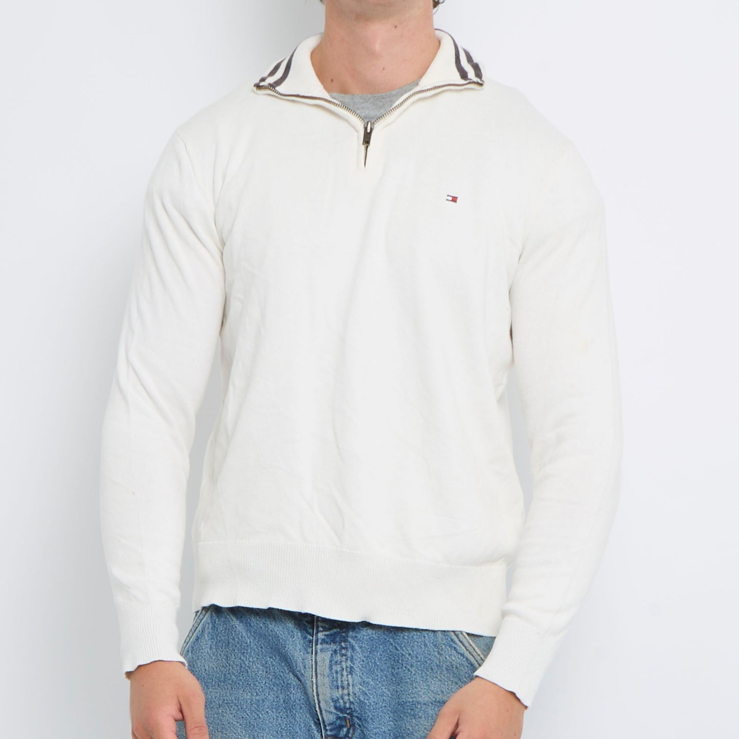 Tommy Hilfiger 1/4 Zip Sweater - S