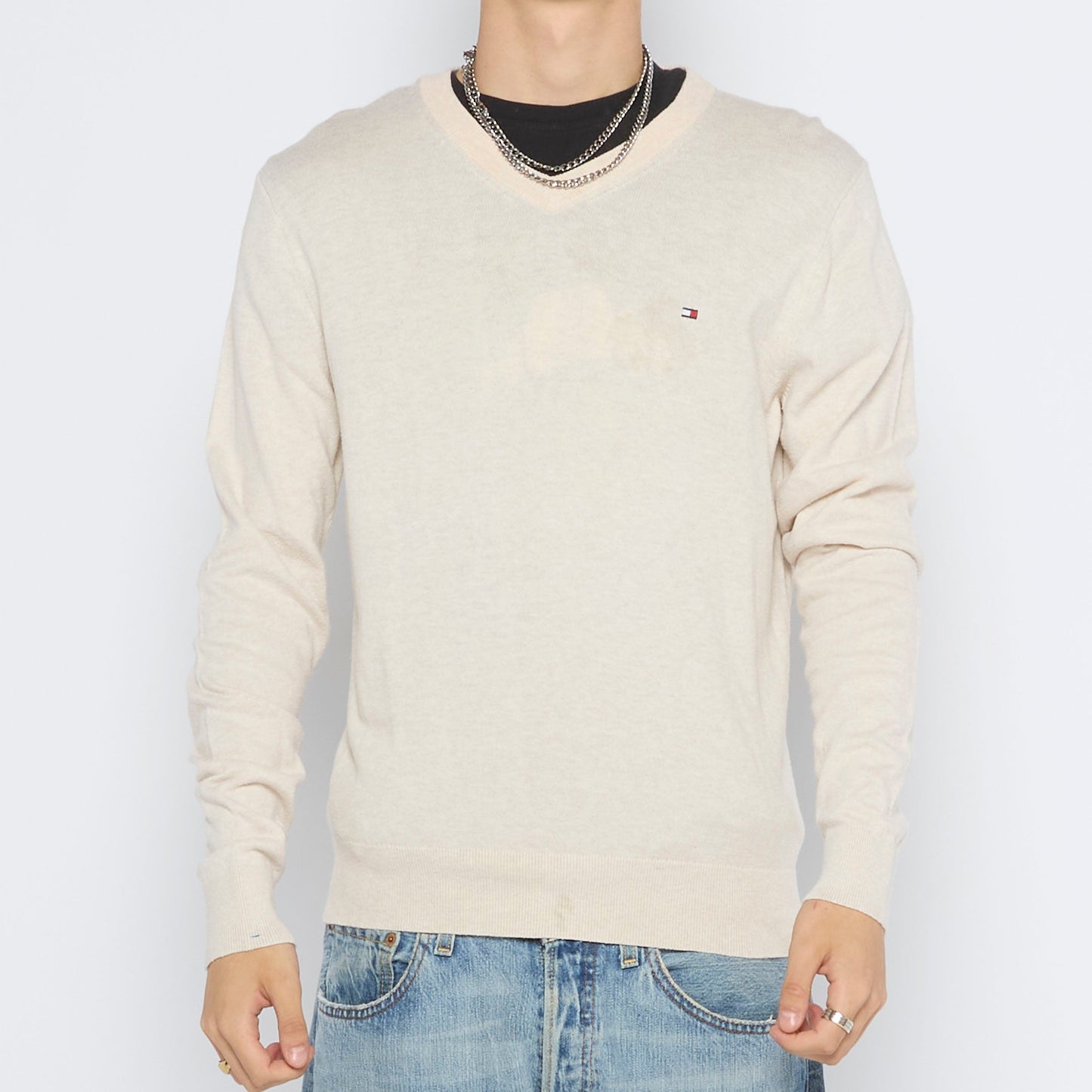 Tommy Hilfiger V-Neck Sweater - S